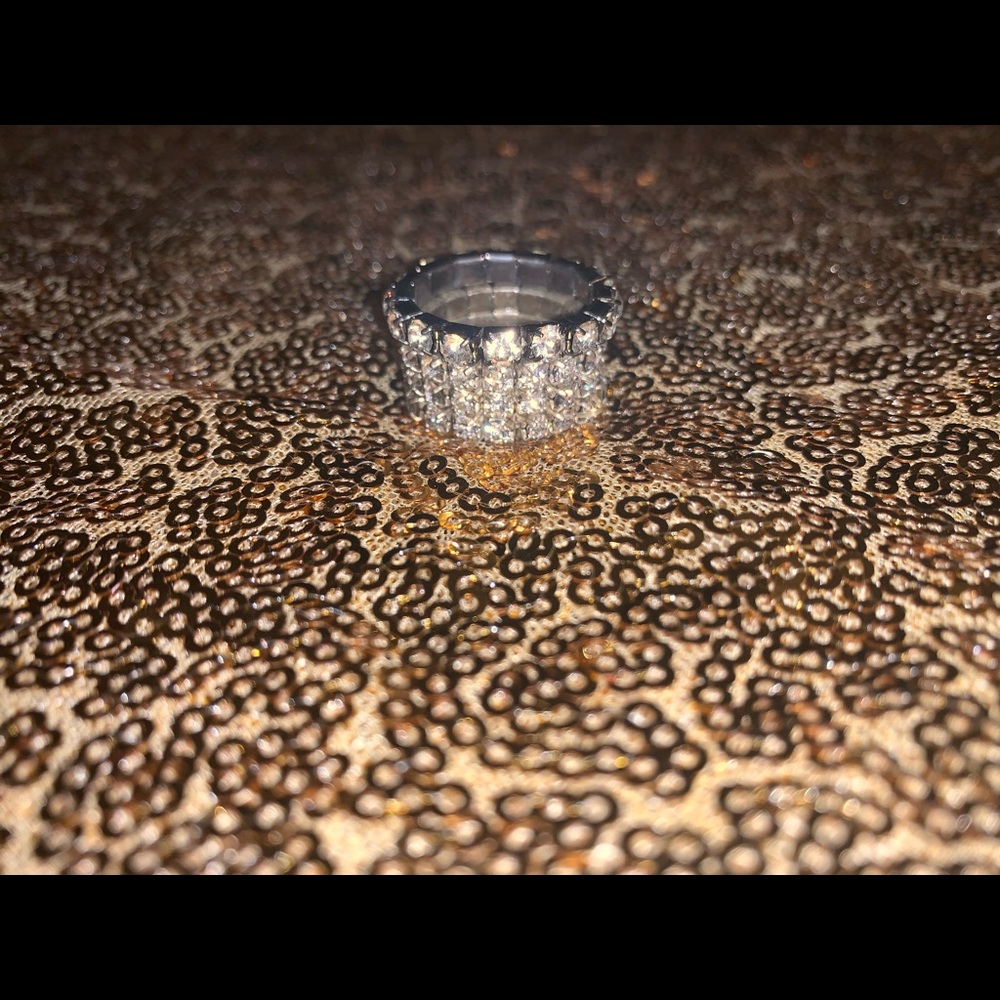 Wide and Single Band Elastic Ring Set